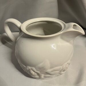 Christian Dior French Country Rose Teapot Oyster Color Missing Top